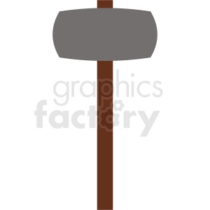 large cartoon hammer icon