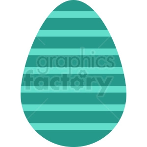 stripped easter egg vector clipart