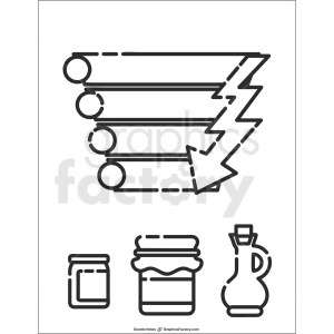 ingredients doodle note printable page