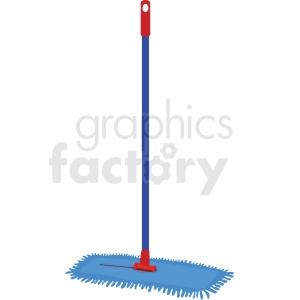 floor dusting tool vector clipart