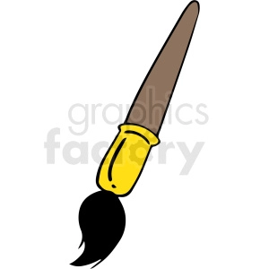 cartoon paint brush vector