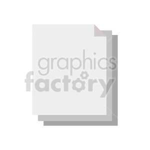 document flat icon vector