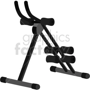 ab exercise machine vector graphic