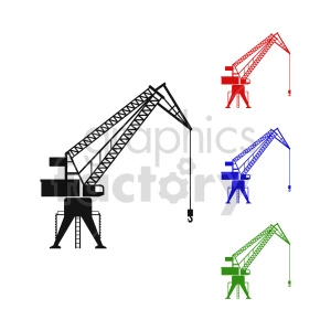 crane vector clipart