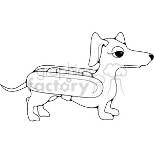 Dachshund Hotdog Costume