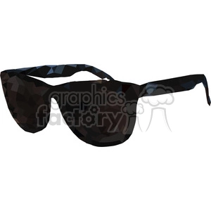 Sunglasses geometry geometric polygon vector graphics RF clip art images