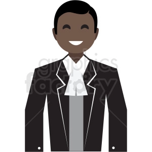 black server flat icon vector icon