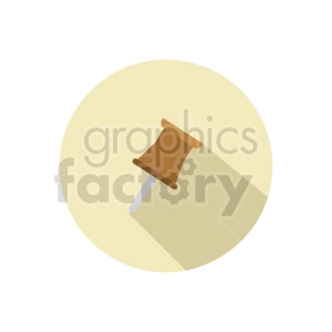 thumb tack vector clipart 3