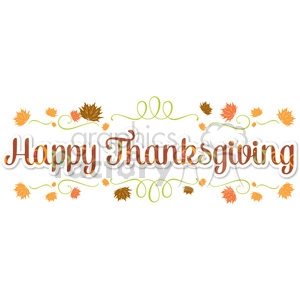 happy thanksgiving lettering pattern design