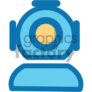 deep sea diver helmet ocean icon