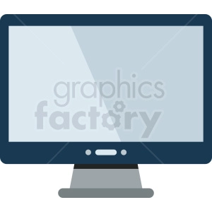 computer monitor vector icon