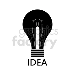 lightbulb idea symbol