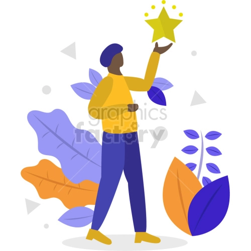 black person premium quality vector graphic illustration