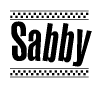 Nametag+Sabby 