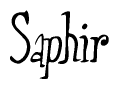Nametag+Saphir 