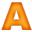 This gif animation is the letter a , which zooms in and then explodes, before resettings and starting again