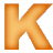 This gif animation is the letter k , which zooms in and then explodes, before resettings and starting again