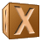 spinning blocks block wooden x Animations Mini+Alphabets letter+x   