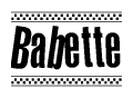 Nametag+Babette 