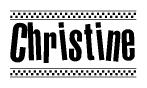 Nametag+Christine 