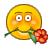   smilie smilies animations face faces love rose roses flowers Animations Mini Smilies emoticon  