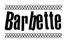 Nametag+Barbette 