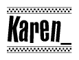 Nametag+Karen 