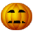 This animation shows a jack-o-lantern with the number 6. The mouth opens up and reveals the number