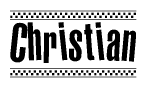 Nametag+Christian 