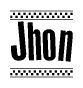 Nametag+Jhon 