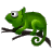 animated chameleon icon