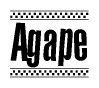 Nametag+Agape 