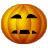 This animation shows a jack-o-lantern with the number zero. The mouth opens up and reveals the number