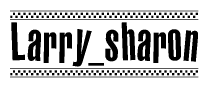 Nametag+Larry sharon 