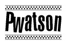 Nametag+Pwatson 