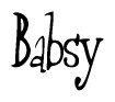 Nametag+Babsy 
