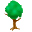Small animated tree
