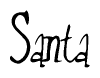 Nametag+Santa 