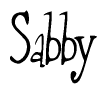 Nametag+Sabby 