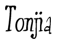 Nametag+Tonjia 