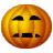 This animation shows a jack-o-lantern with the letter o. The mouth opens up and reveals the letter