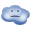 Animated sad faced cloud
