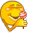 licking a lollipop emoticon