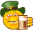   smilie smilies face faces st+patricks+day beer cheer cheers  323.gif Animations Mini Smilies  drink green animated 