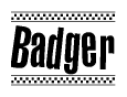 Nametag+Badger 