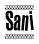 Nametag+Sani 