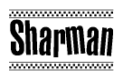 Nametag+Sharman 