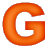 This gif animation is the letter g , which zooms in and then explodes, before resettings and starting again