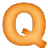 This gif animation is the letter q , which zooms in and then explodes, before resettings and starting again