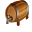 Barrel with an animated drip